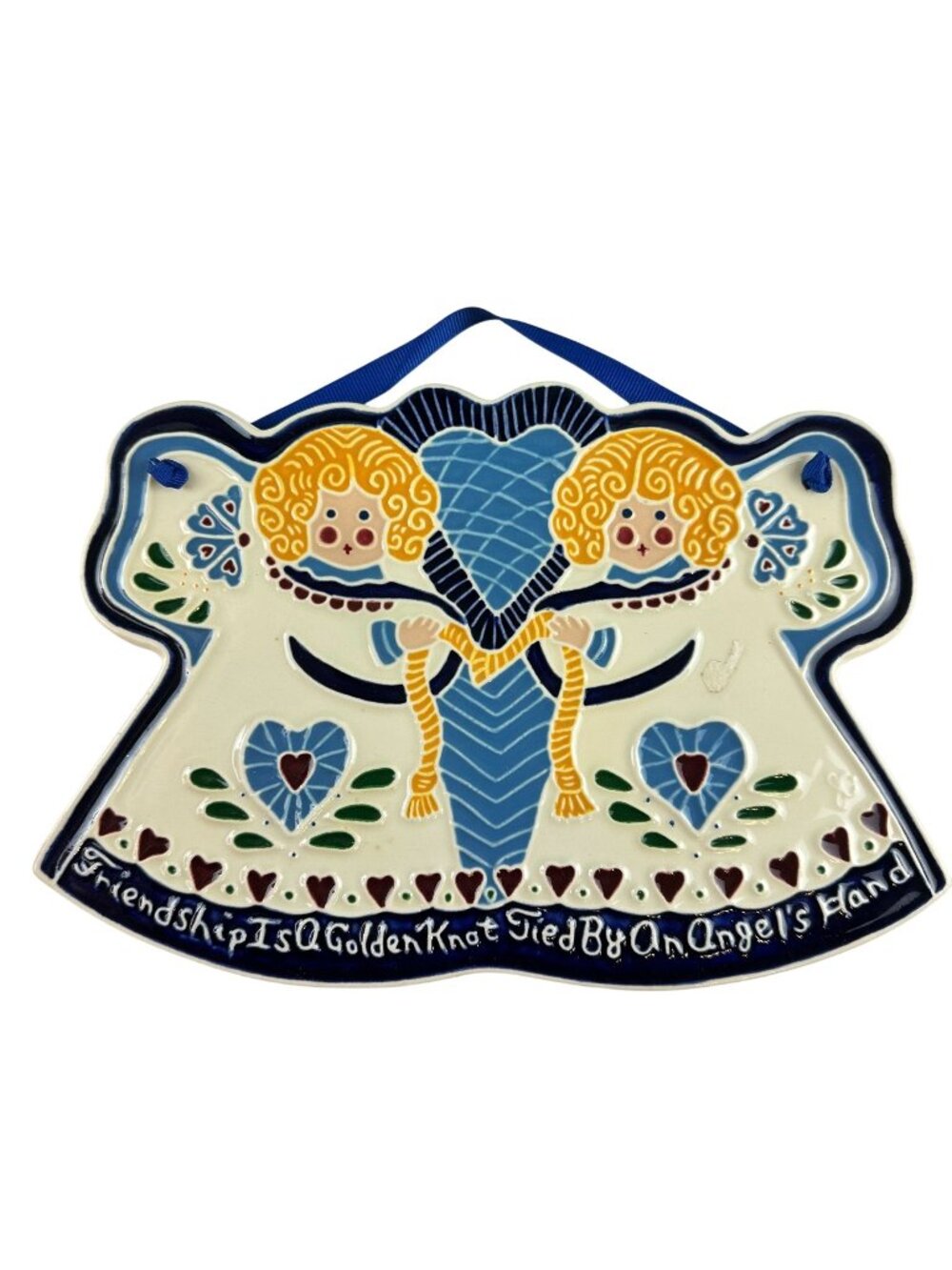 Angel By J. Duban Designs Handcrafted Ceramic Decorative Wall Tile